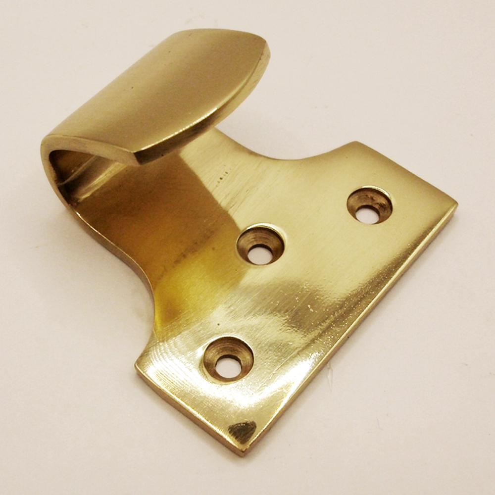 TWC004/PB • Polished Brass • Forged Heavy Hook Sash Lift